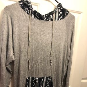 Grey hoodie